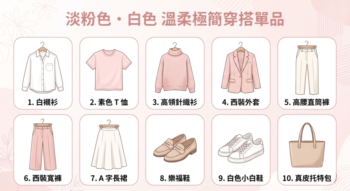 簡約極簡風一直都是最耐看的穿搭風格之一，重點並非衣服越少越好，而是透過俐落剪裁、乾淨線條與高品質面料，打造低調卻充滿質感的造型。