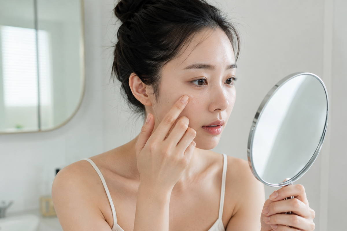 眼周、額頭或臉頰出現小顆粒,外觀相似,但成因及處理方法可能不同。