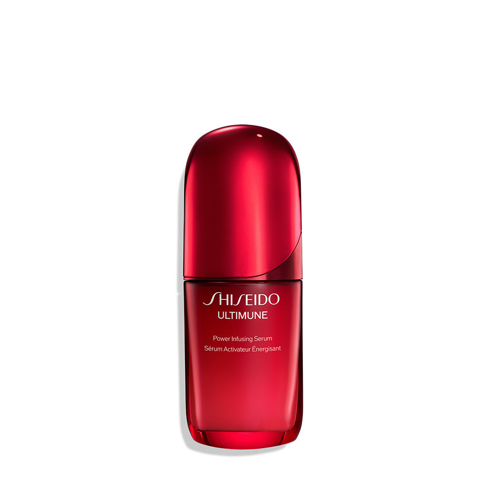 SHISEIDO ULTIMUNE 皇牌全盛精華以專利日本發酵山茶花精萃及 Ki-Koji 發酵科技為核心，結合14種氨基酸，幫助提升肌膚吸收力與修護能力。