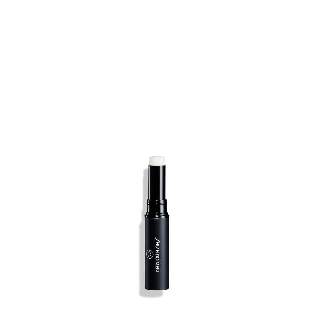 SHISEIDO MEN 抗禦保濕潤唇膏 SPF18 專為男士唇部護理需求設計，蘊含日本山茶花精油，能有效滋潤乾燥雙唇、撫平唇紋，並提供長達8小時補濕效果。