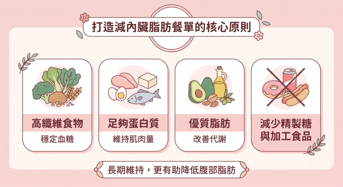 想減少內臟脂肪，重點不是極端節食，而是讓飲食更穩定。