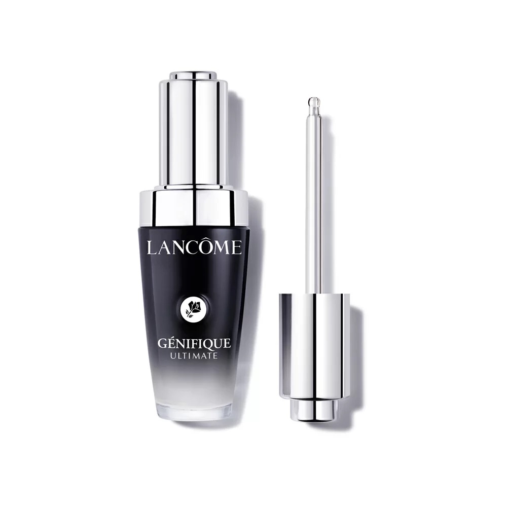 Lancôme GÉNIFIQUE 煥活修護精華（小黑瓶）主打修護、保濕與抗老三效合一，有效幫助啟動肌膚修護機制，強化肌膚屏障。
