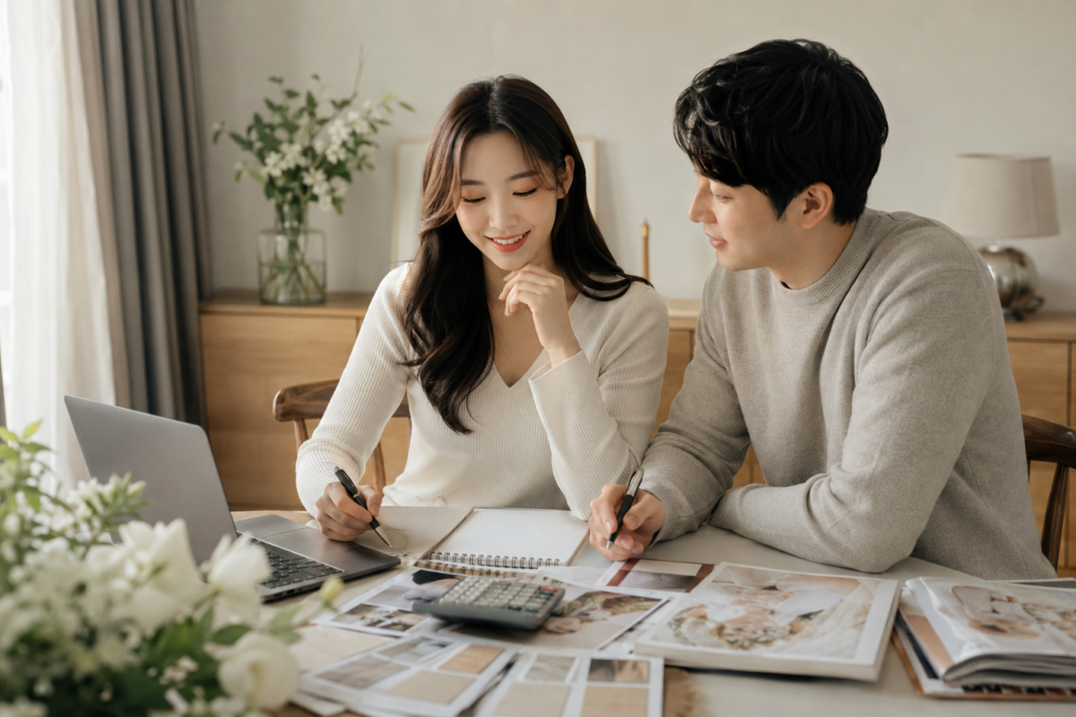 婚禮籌備第一步是先確認婚禮形式、預算範圍及大約賓客人數,再按需要選擇合適場地和婚禮安排。