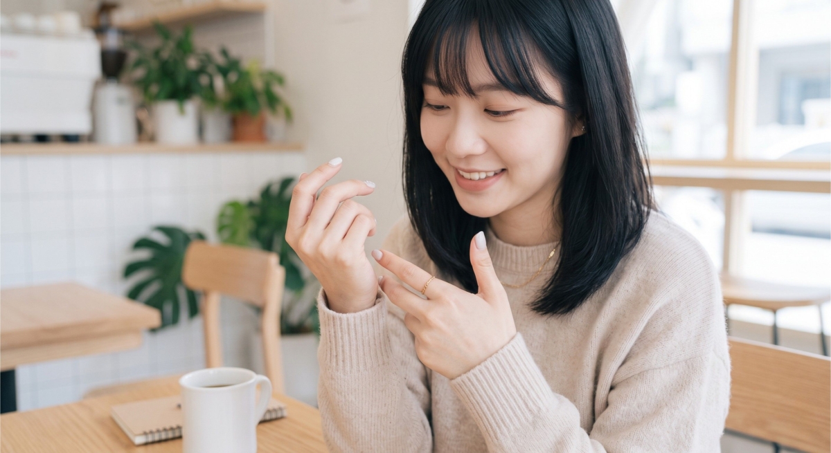 短甲最重要的不是「做長」，而是利用視覺效果修飾比例。