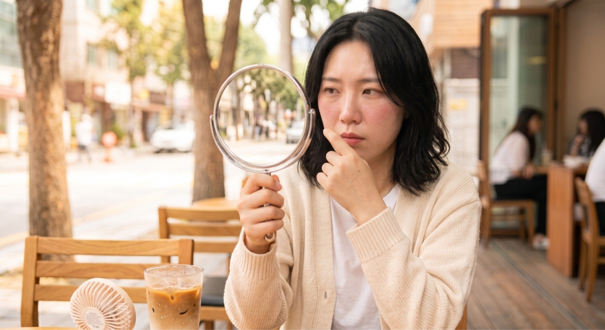 油肌選粉底，並不代表一定要完全放棄光澤感。真正需要控制的是「出油後的光澤位置」，而不是把整張臉定妝到完全沒有光。