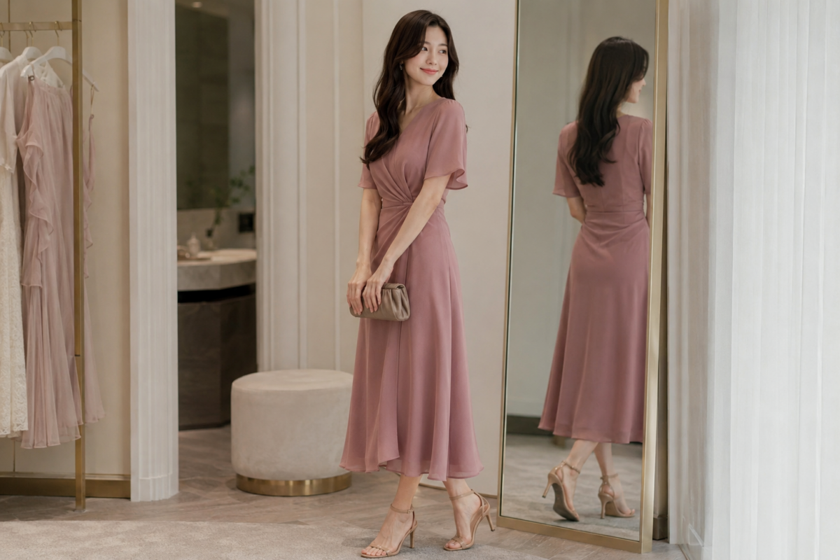 婚禮穿搭應先跟隨新人指定的 Dress Code,再按場地、時間和婚禮形式選擇得體舒適的服裝。