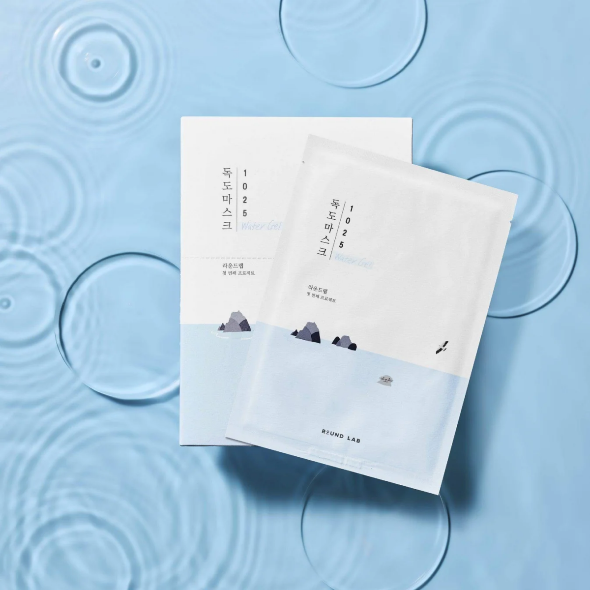 ROUND LAB 1025獨島補水水凝膠面膜。