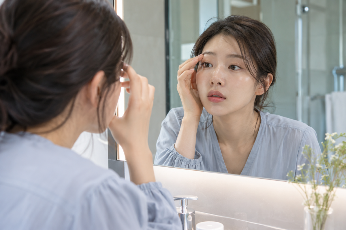 眼皮出油、出汗、妝前產品過厚及眼摺摩擦,都可能令眼影積線、眼線暈開和睫毛膏轉印。