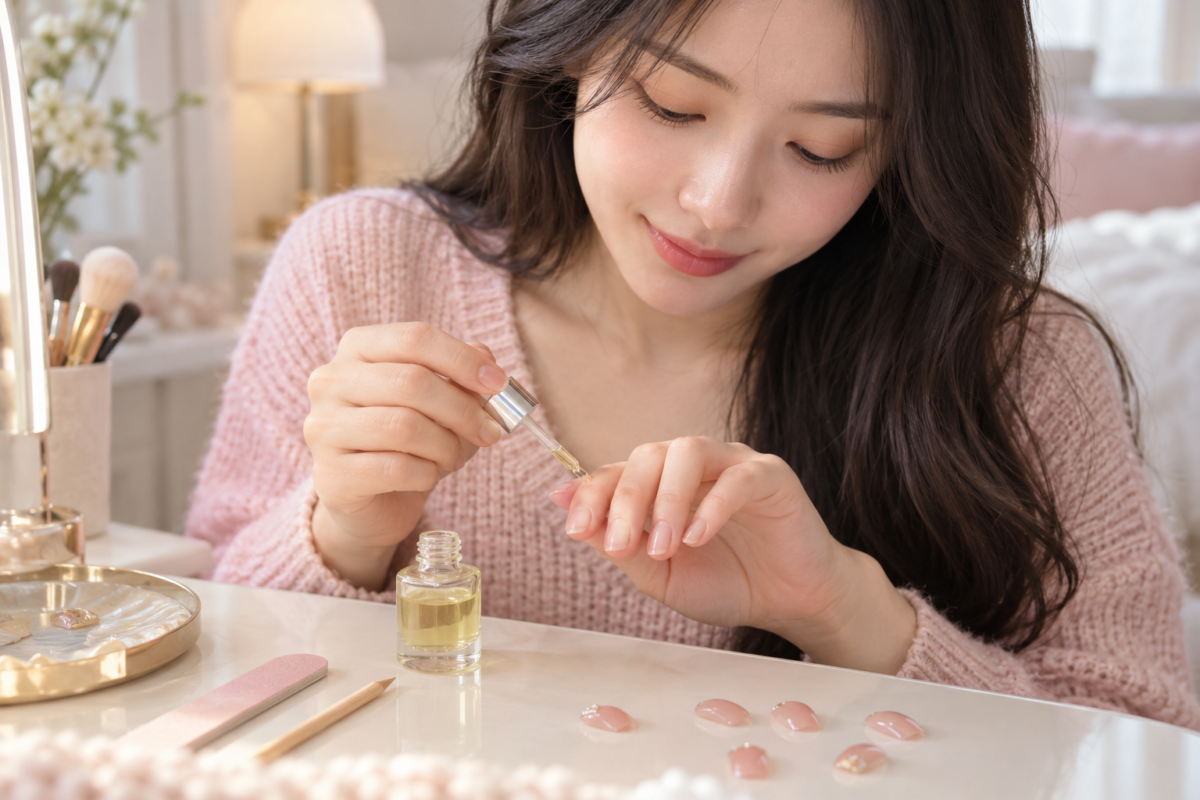 穿戴甲卸除後如有殘膠,應按黏膠產品說明慢慢清理,避免用指甲硬摳,之後可用指緣油和護手霜保養。