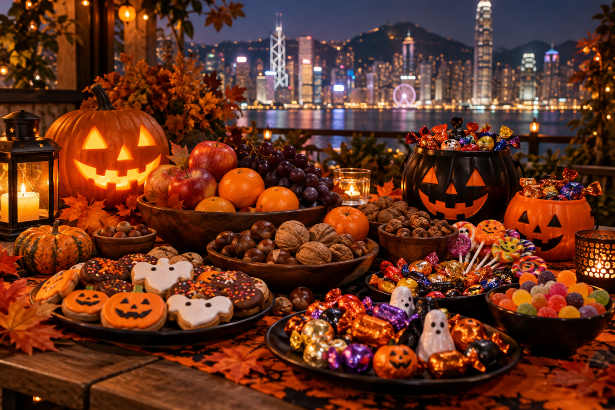 萬聖節Trick or Treat意指「不給糖就搗蛋」，源自歐洲昔日逐戶拜訪換取食物的相關習俗，後來演變成小朋友穿上萬聖節服裝、逐家逐戶討糖果的活動。