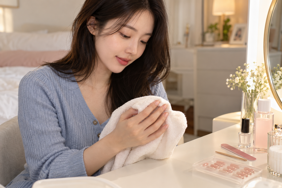 穿戴甲貼好後應避免立即長時間浸水,日常做家務可戴手套,若甲片已翹起或鬆動就應及時處理。