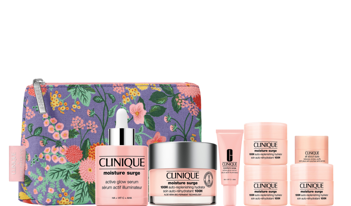 Clinique 粉紅爆水光澤透亮套裝