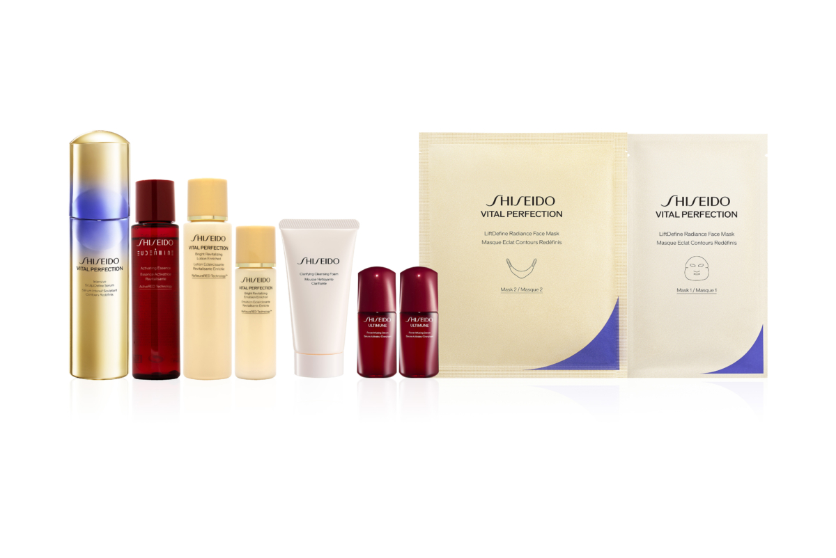 SHISEIDO 全新 VITAL PERFECTION EMS 零死角精華 80ml 組合