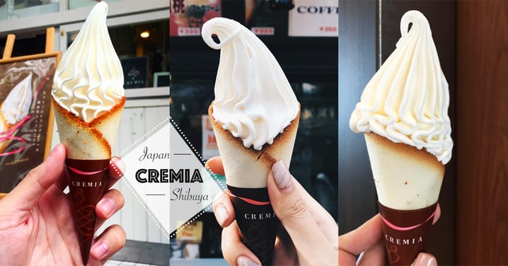 全日本最美味軟雪糕！極誘人新型軟雪糕Cremia～留意埋雪糕筒先大家！