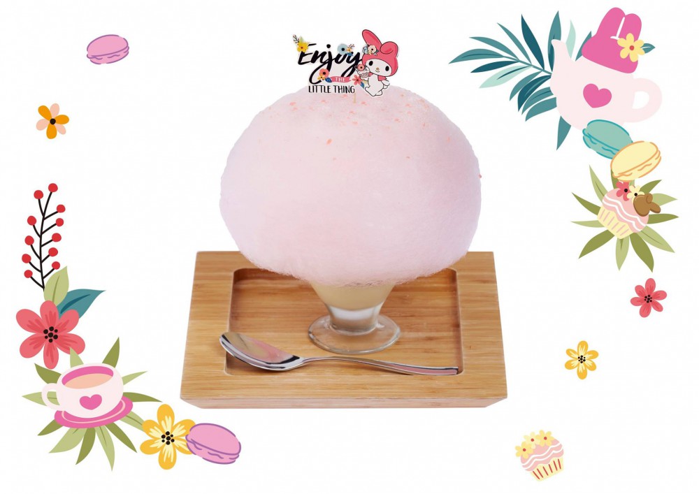My Melody X Amandier 美樂蒂花草風期間限定咖啡廳(Facebook)