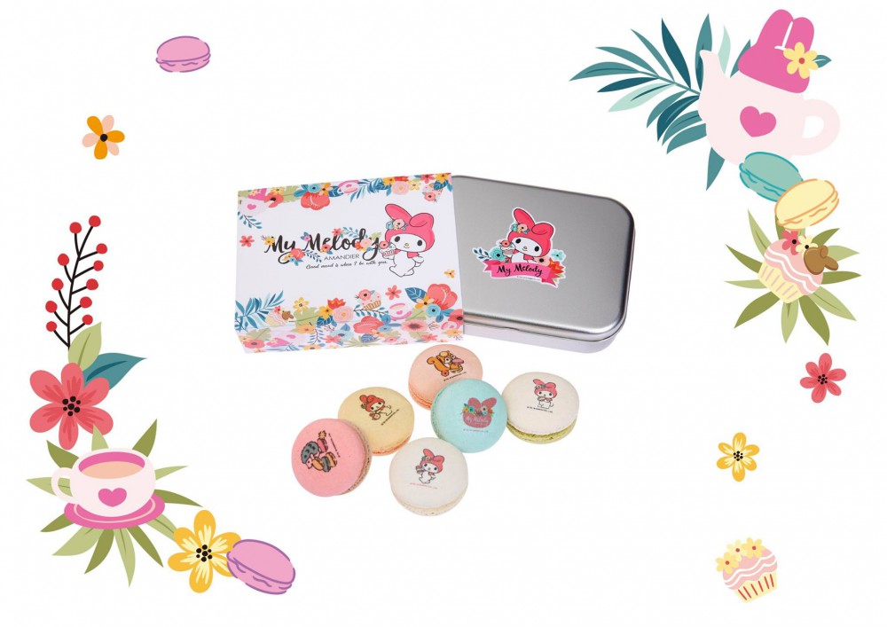 My Melody X Amandier 美樂蒂花草風期間限定咖啡廳(Facebook)