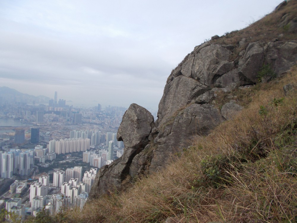 馬鞍山 飛鵝山石崖