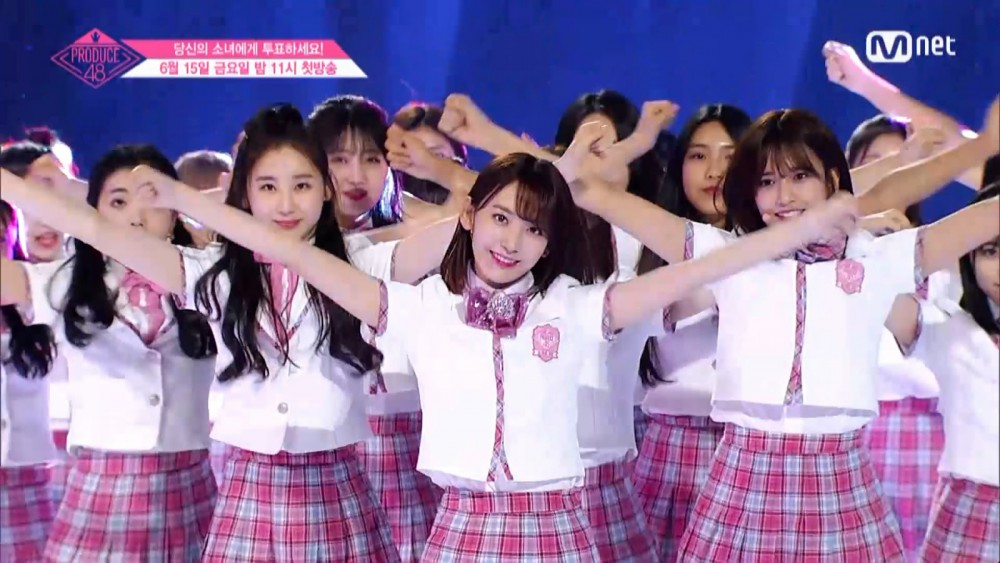 Produce48 - Nekoya (Pick Me) Live Show on MCountdown.mp4_snapshot_00.53_[2018.05.10_19.59.38]