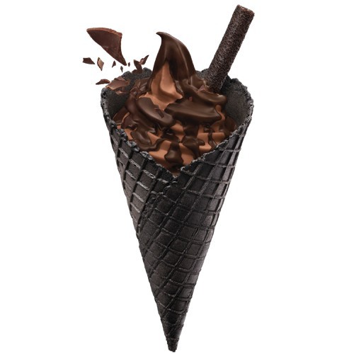 DK Chocolate Sundae Jumbo Waffle Cone with Choco Shell