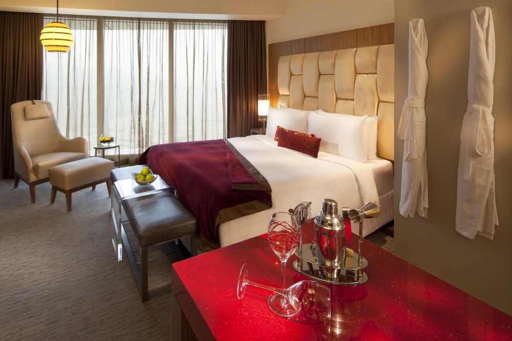 The Countdown Hotel room