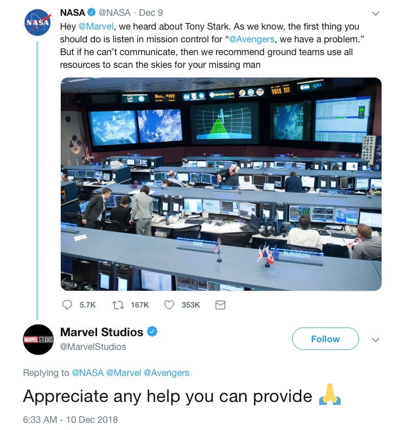 Marvel Studios Twitter