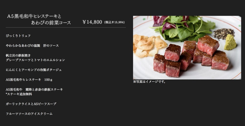 銀座のステーキ