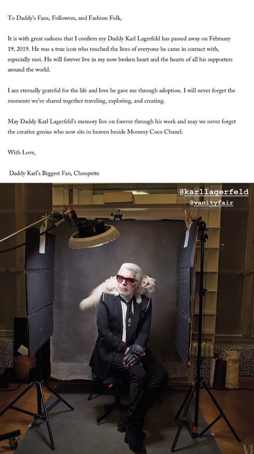 Choupette Lagerfeld IG