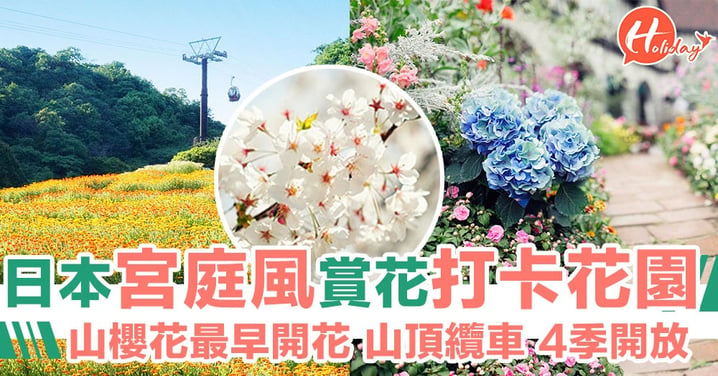 遠離煩囂！日本嘅七彩秘密花園～櫻花、油菜花、薰衣草、繡球花都喺哂呢度？！