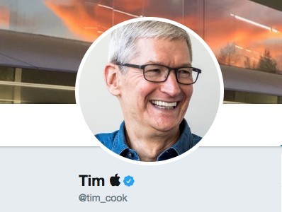 Twitter@Tim Cook