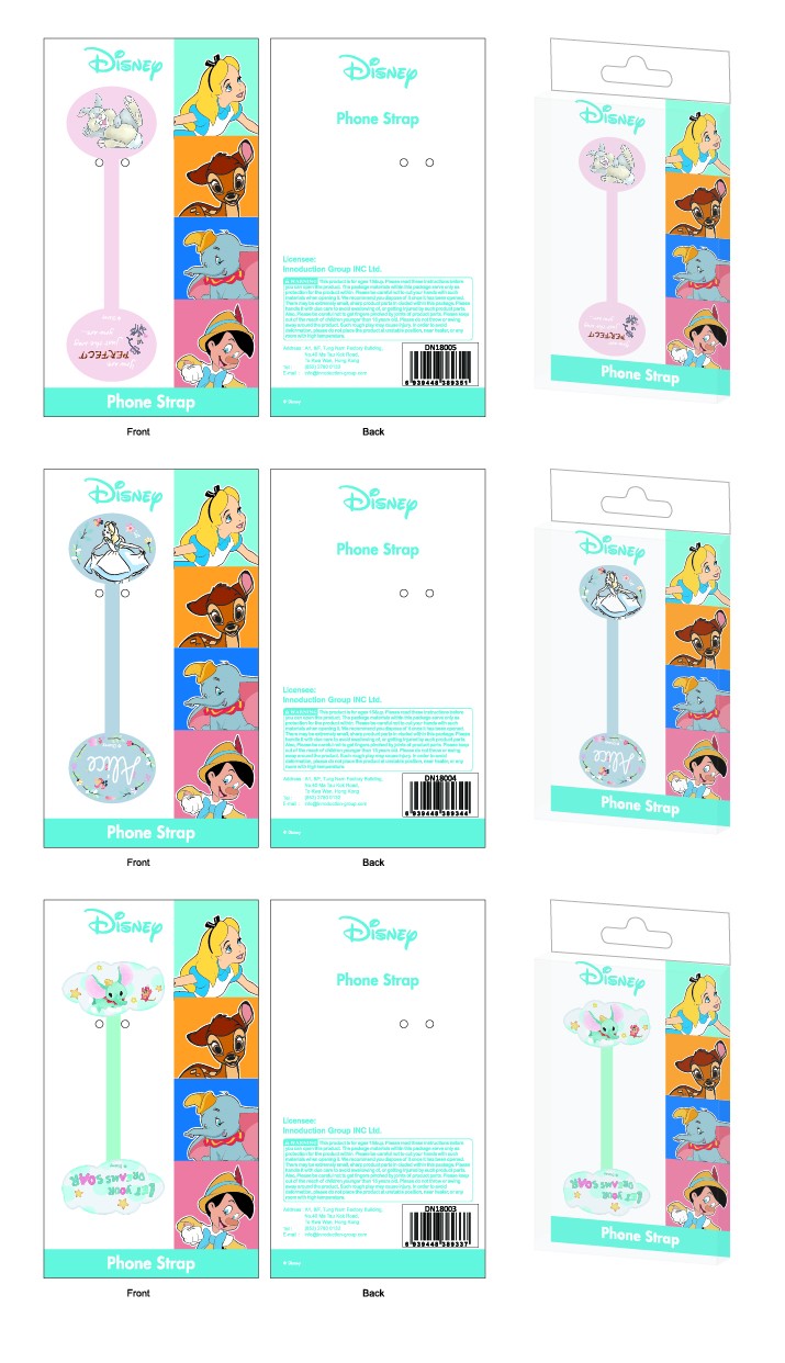 迪士尼經典人物繞線夾