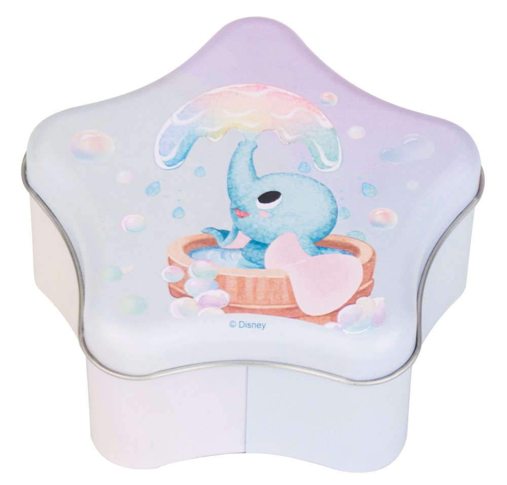 146044102 迪士尼小飛象星形罐裝軟糖45克1