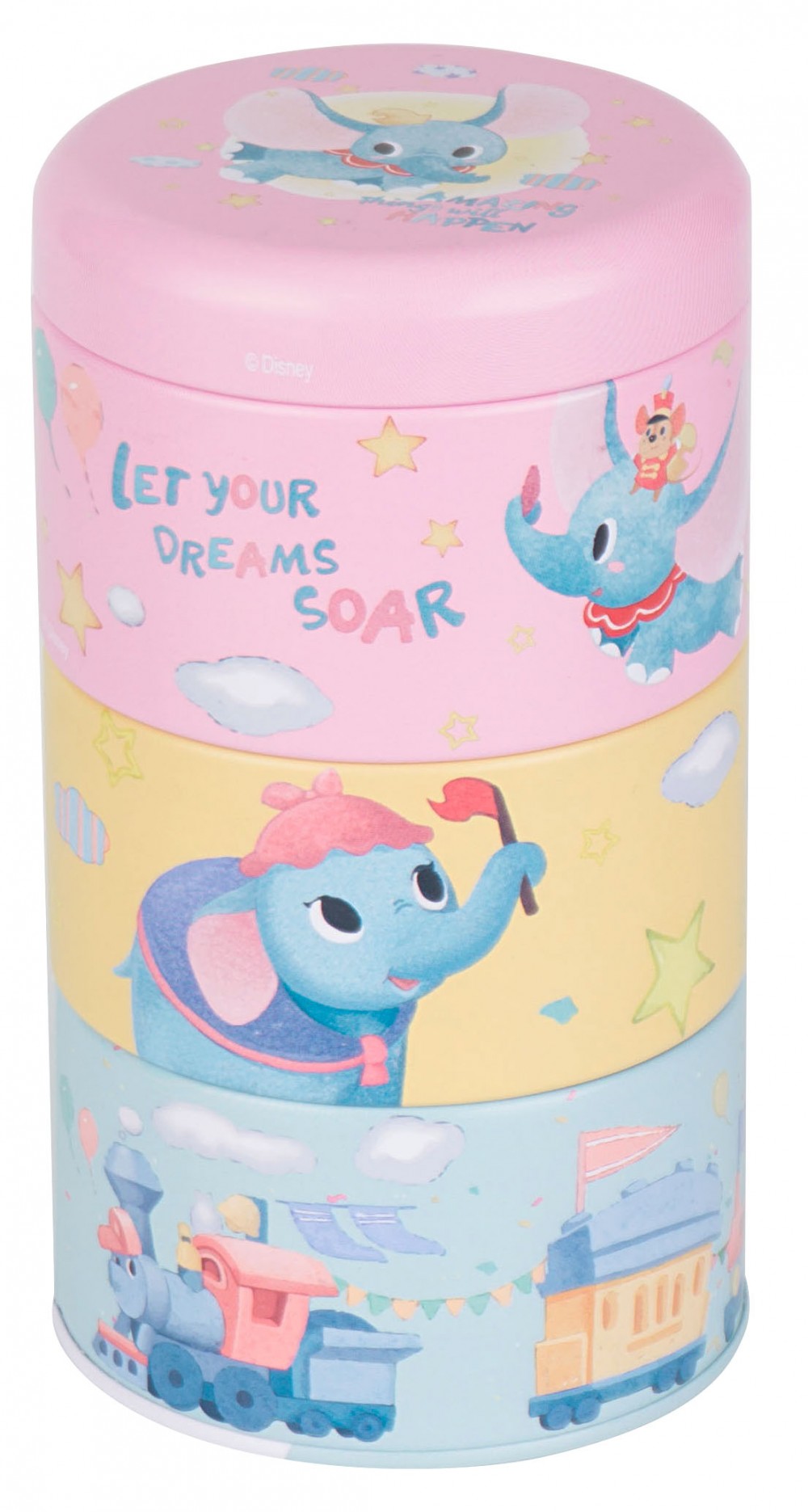 146044103 迪士尼小飛象三層罐裝軟糖105克