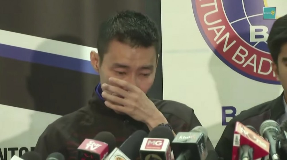 李宗偉退役記者會直播截圖