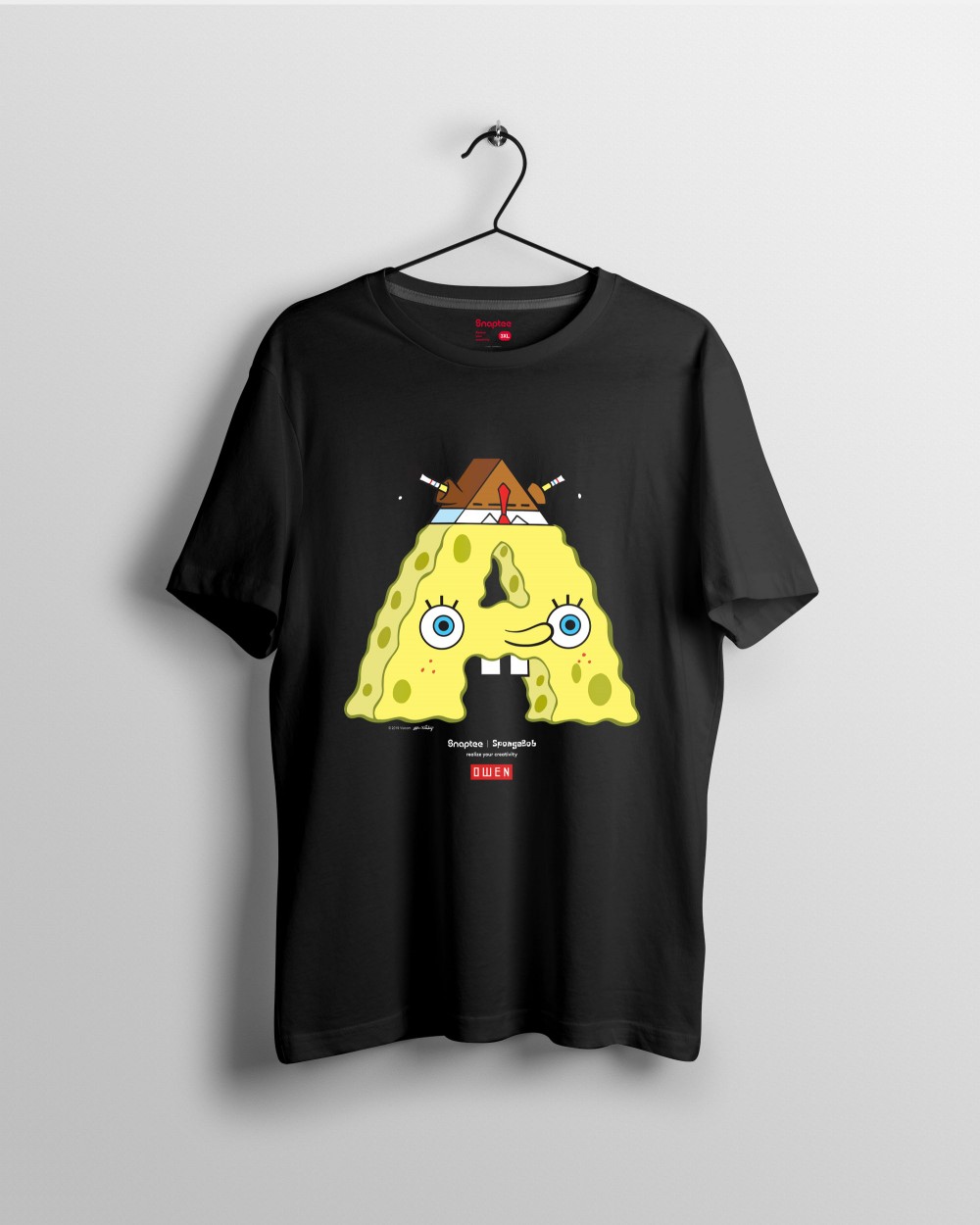 tee-black-Spongebob-19ss-13b