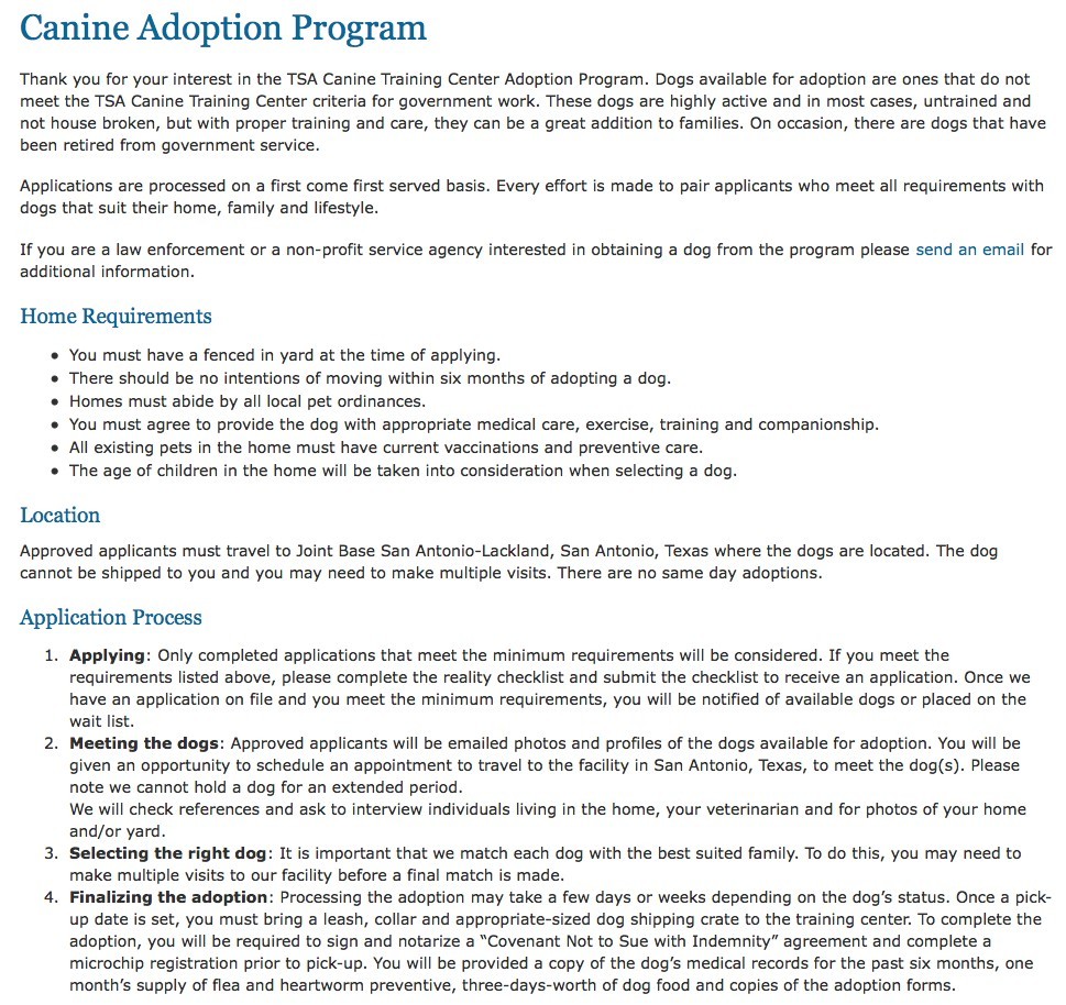 The Transportation Security Administration