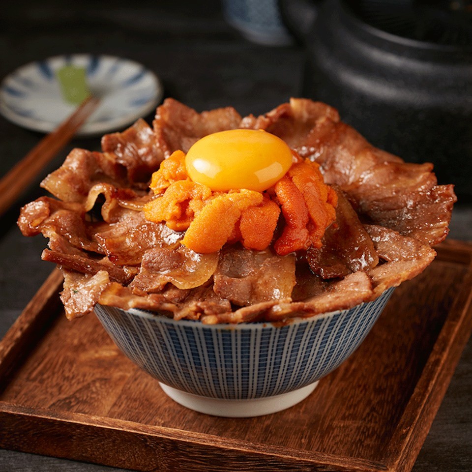 開丼