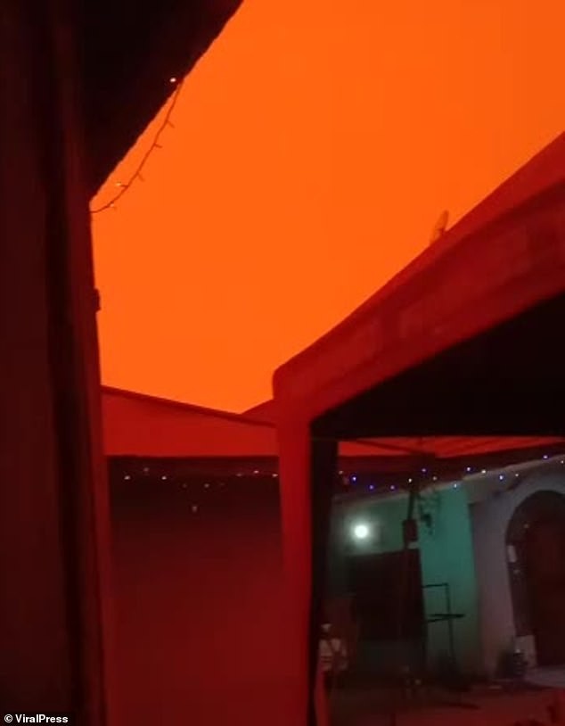 印尼森林大火引致血紅色霧霾