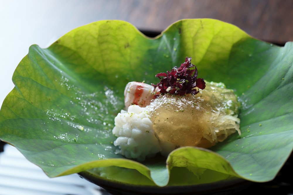 2. Sea eel and shrimp