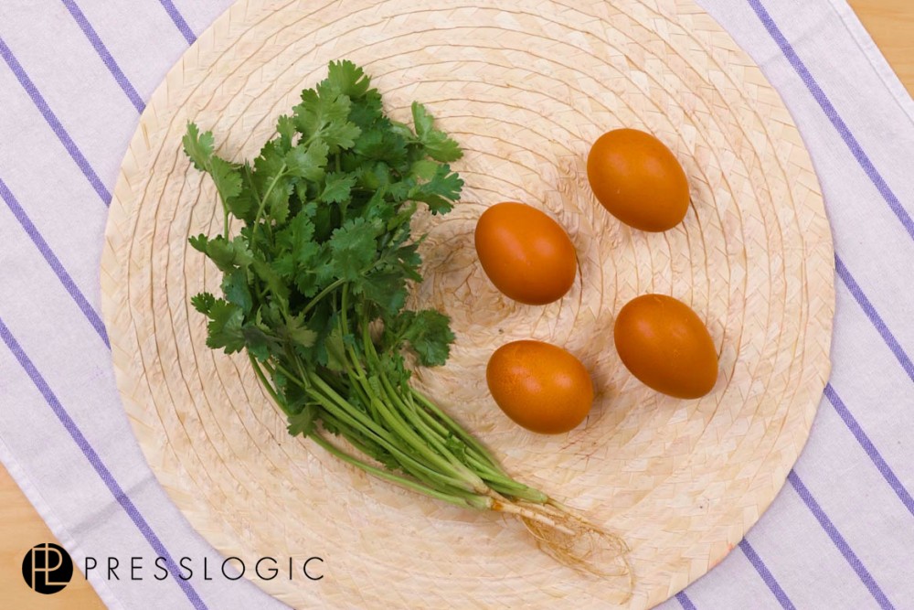 芫茜玉子燒 簡易食譜