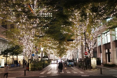 日本 東京 聖誕 燈飾 丸之內仲通
