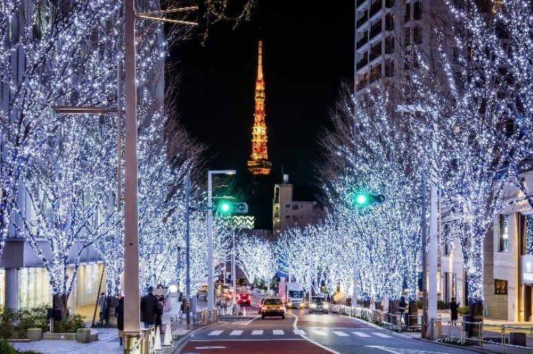 日本 東京 聖誕 燈飾 六本木