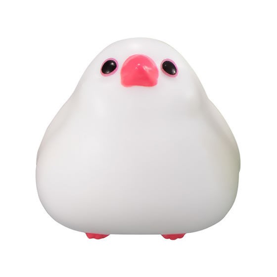 日本 雀仔 電線保護套 扭蛋 白文鳥 bandai