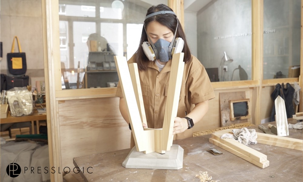 水泥可以做椅子。