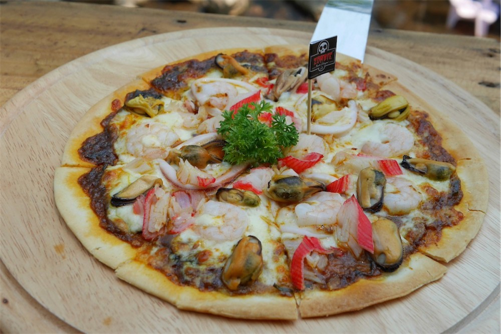 清邁洗腳咖啡店內美食。