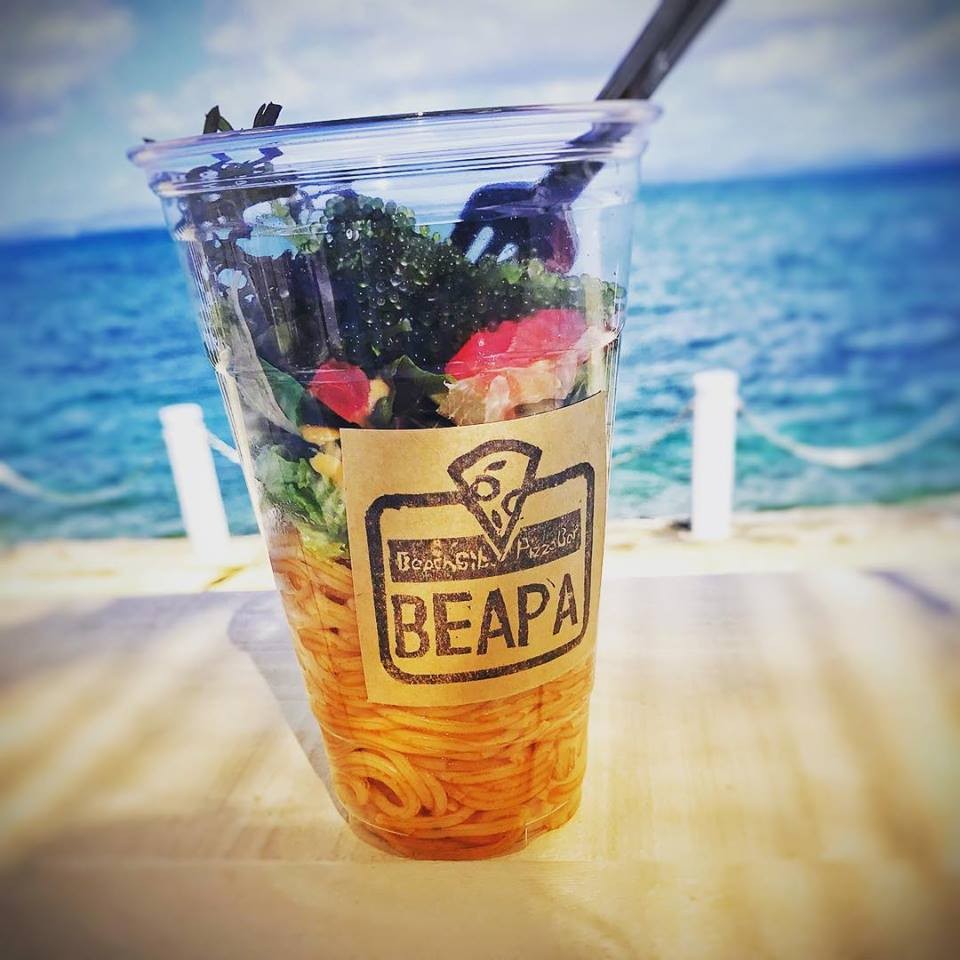 沖繩 海景 PizzaBar BEAPA pasta cup