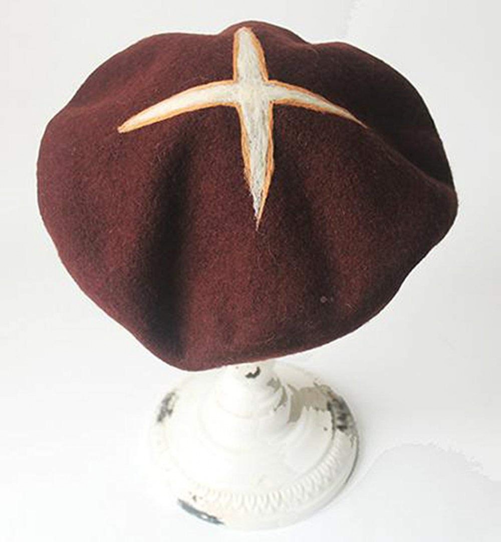 日本 貝雷帽 椎茸 ベレー帽 舒服