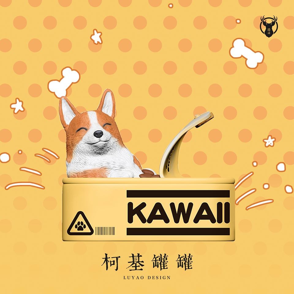 台灣 扭蛋 哥基罐罐 kawall