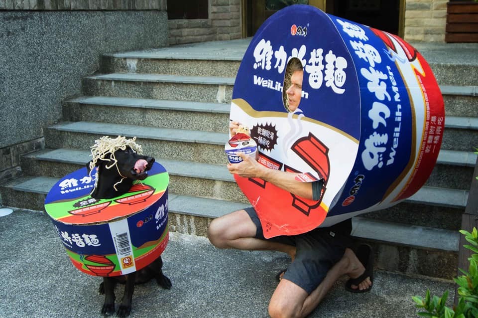 萬聖節2019台灣超狂外國人惡搞自家狗狗變成鼎泰豐小籠包