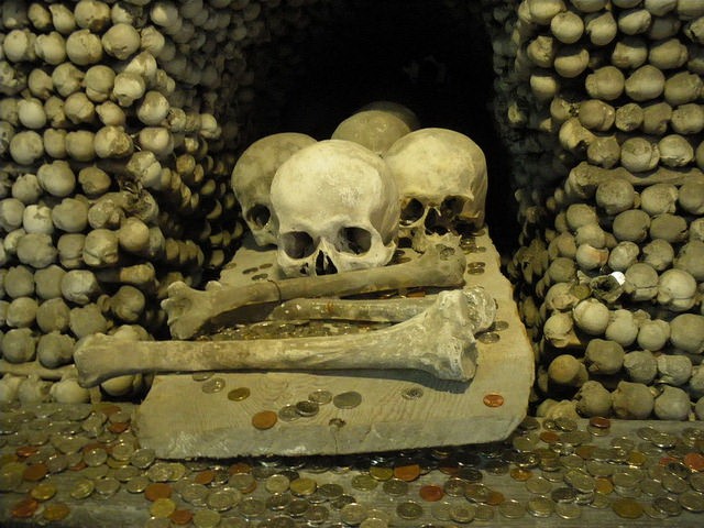 捷克 人骨教堂 Sedlec Ossuary 禁 影相