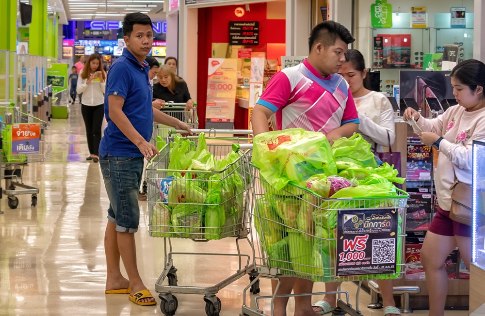7-11 BigC 便利店 停派膠袋 泰國
